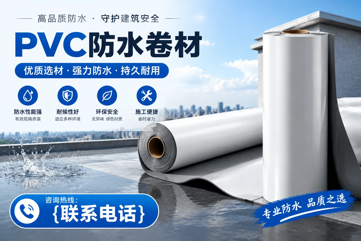 PVC防水卷材的选购技巧与注意事项，助您在临高找到合适产品